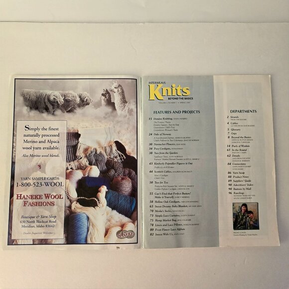 Interweave Knits Beyond The Basics Spring 1997 Magazine - Picture 2 of 6